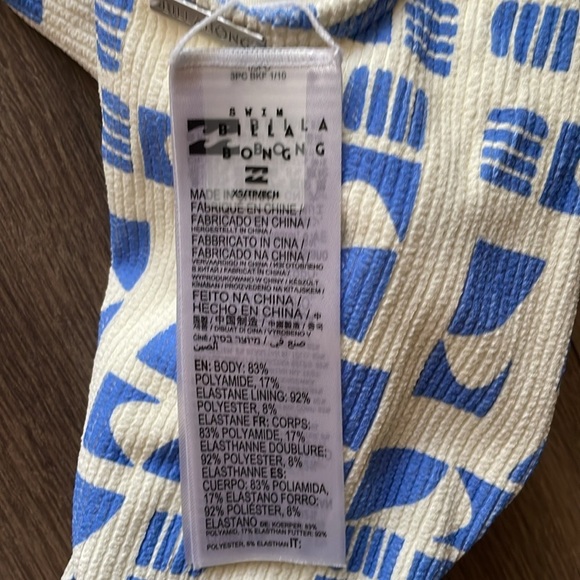 Billabong Cool Tides One Piece Swimsuit- XS - Picture 5 of 6